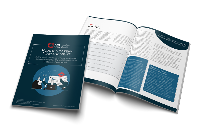 Mockup MBmedien Kundendaten-Management