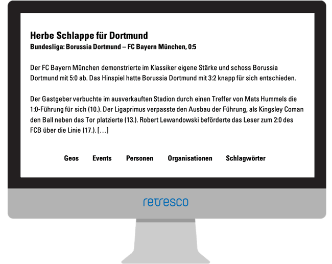 Semantische Anreicherung: Markup von Entitäten