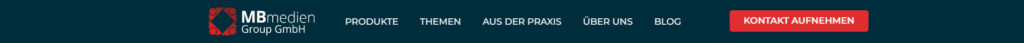 Navigationsleiste MBmedien