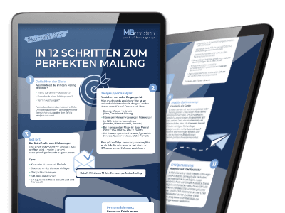 Infografik: In 12 Schritten zum perfekten Mailing