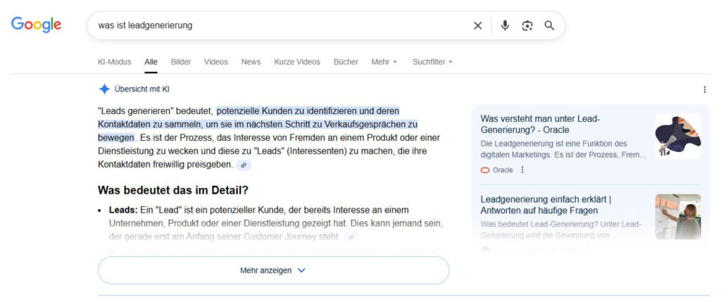 Google-Suche was ist leadgenerierung