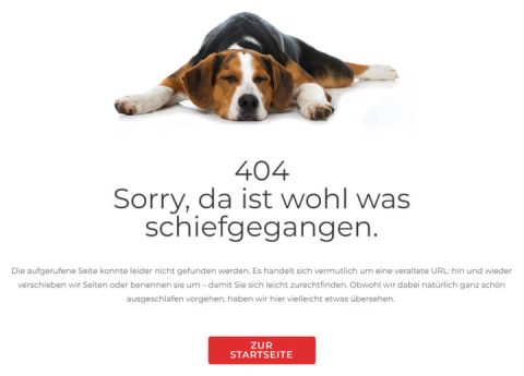 404-Fehlerseite