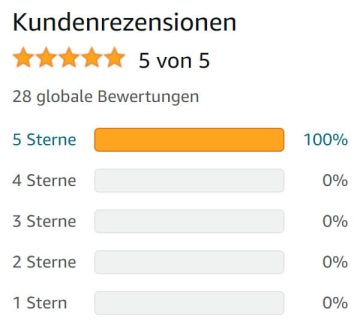 Amazon 5-Sterne-Bewertung